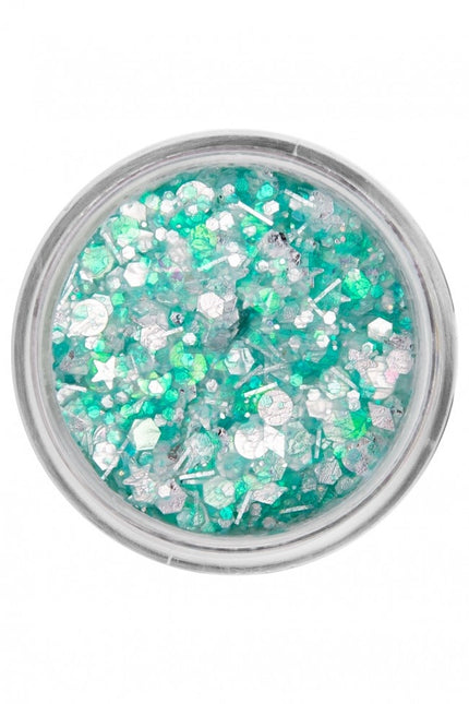 PXP Pressad Chunky Glitter Creme Sea Green Candy 10ml