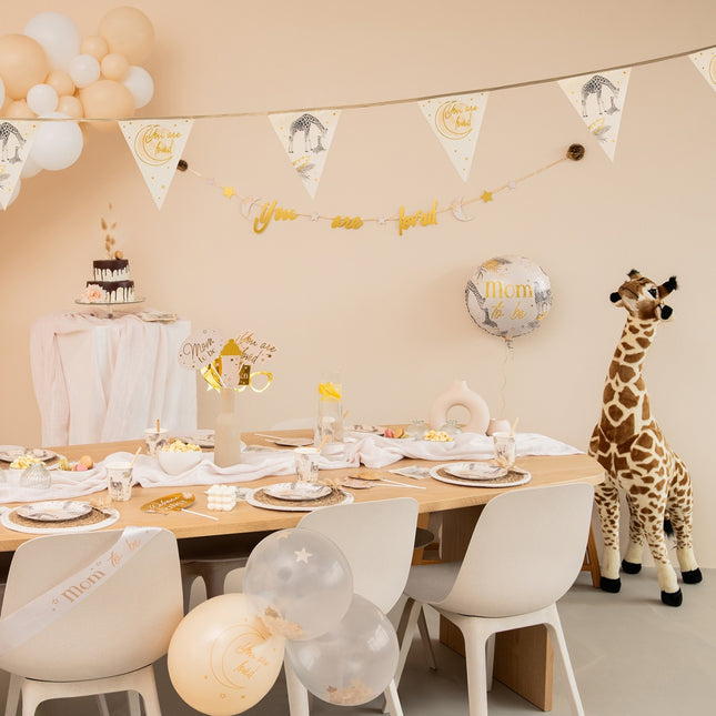 Födelseballonger Safari 30cm 6st
