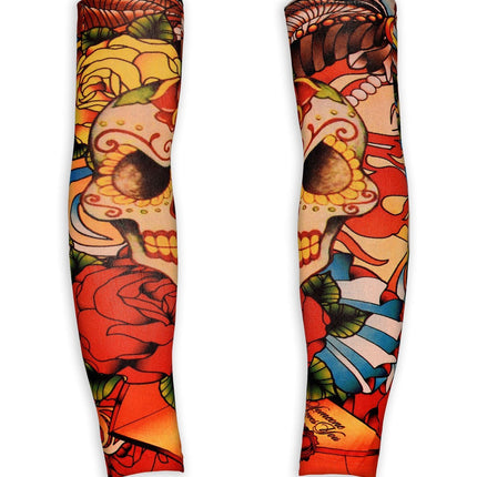 Färgade falska tatueringar