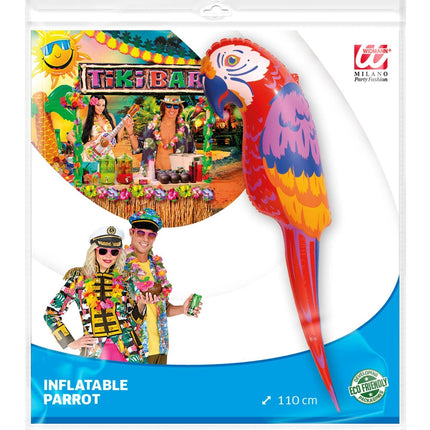 Uppblåsbar papegoja