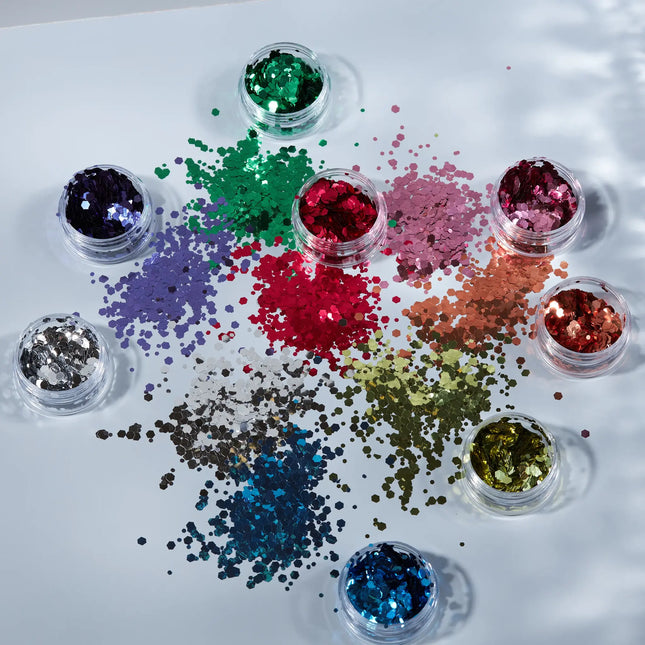 Moon Glitter Classic Chunky Glitter Röd 3g