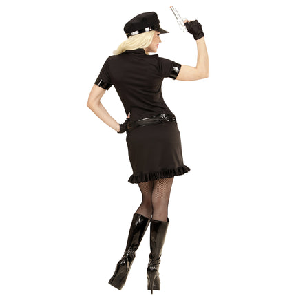 Polis Klänning Svart Damer Kort