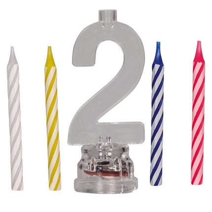 Ljusstake 2 år Led 13cm