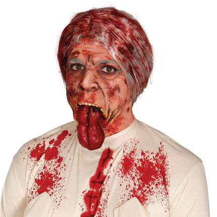 Falsk sårskada bruten käke