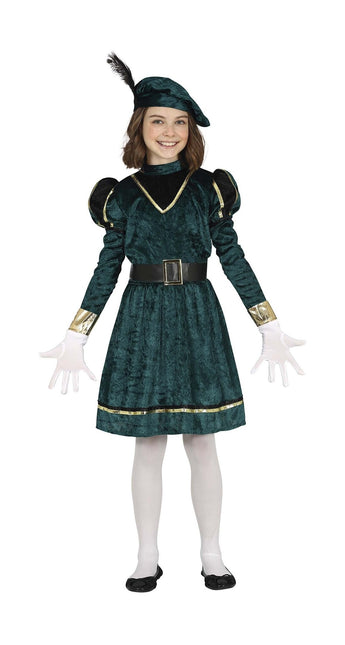 Pietenpak Klänning Barn Grön/Guld