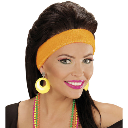 Neon gula örhängen