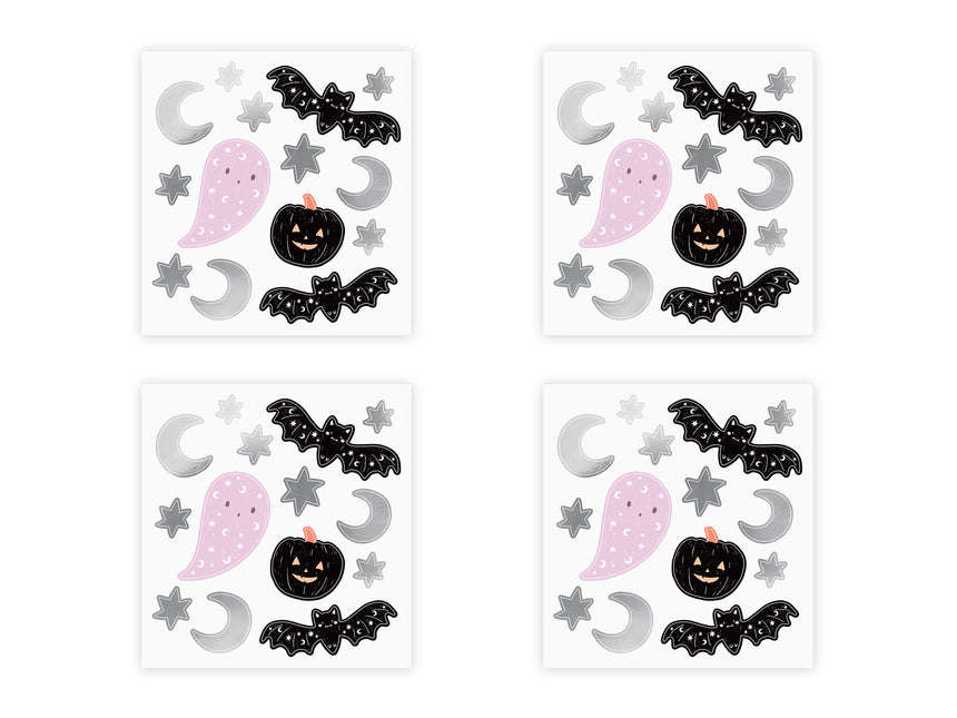 Halloween-stickers 4st