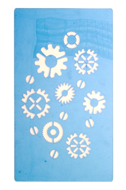 PXP Schmink Template Ansiktsmålning steampunk kugghjul