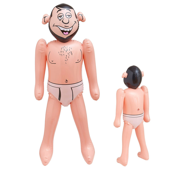 Uppblåsbar man 90cm