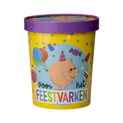 Godisbricka Party Gris 12cm