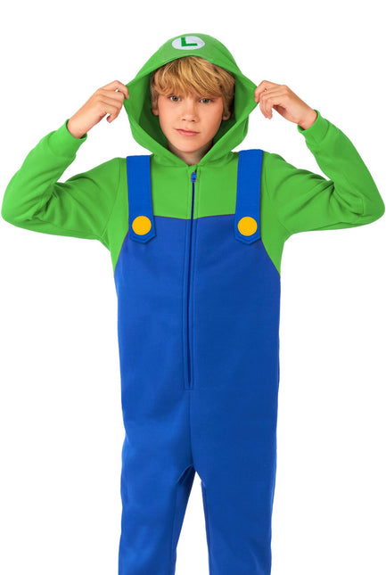 Luigi Onesie pojke <tc>OppoSuits</tc>