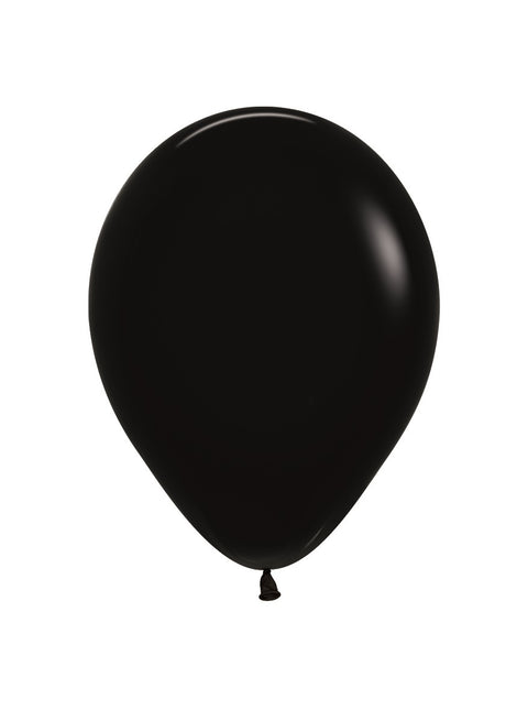 Ballonger Svart 23cm 50st
