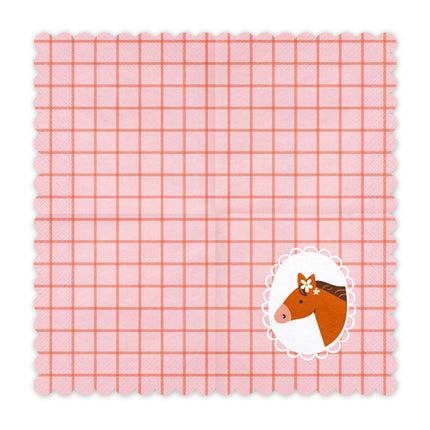 Häst Servetter 33cm 12st