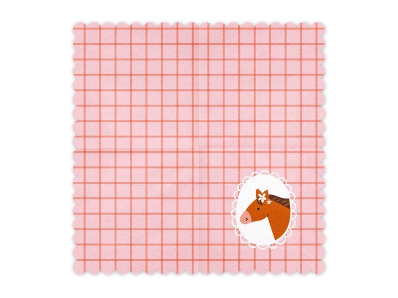 Häst Servetter 33cm 12st