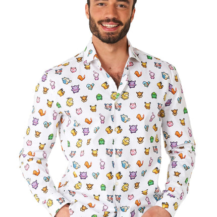 Pixel Pokémon Skjorta Herr <tc>OppoSuits</tc>