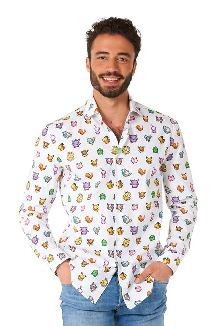 Pixel Pokémon Skjorta Herr <tc>OppoSuits</tc>