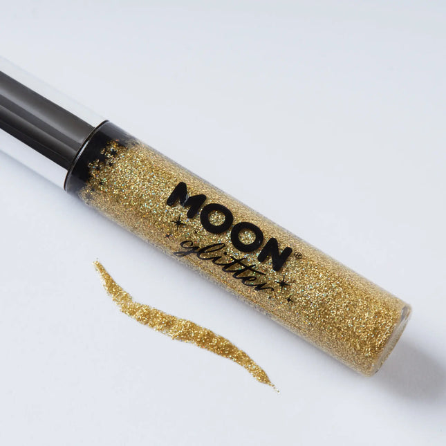Moon Glitter Holografisk Glitter Eye Liner Guld 10ml