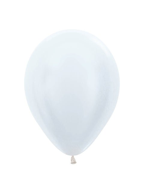 Ballonger Pärlvit 23cm 50st