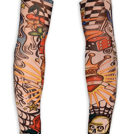 Färgade falska tatueringar Miami