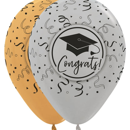 Ballonger Congrats Graduation Mix 30cm 25st
