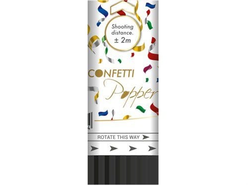 Färgad konfettikanon 11 cm