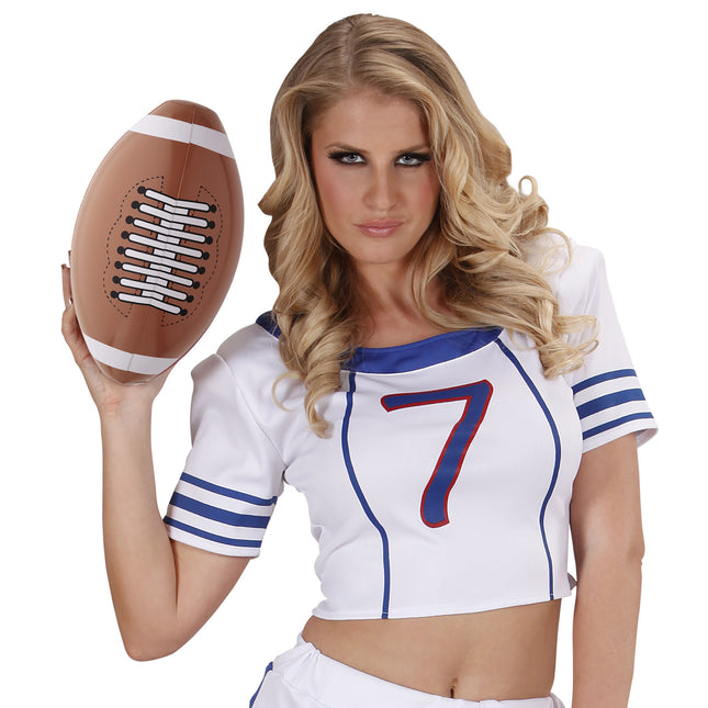 Uppblåsbar amerikansk fotboll 36cm