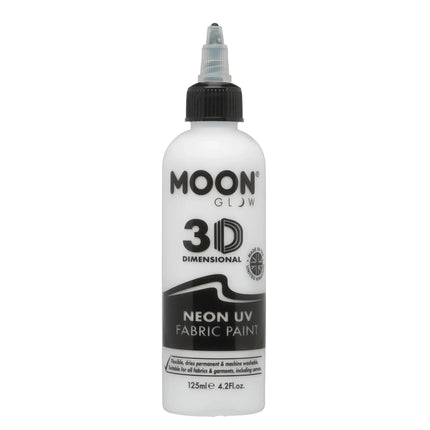 Moon Glow Neon UV-tygfärg 125ml Vit 125ml