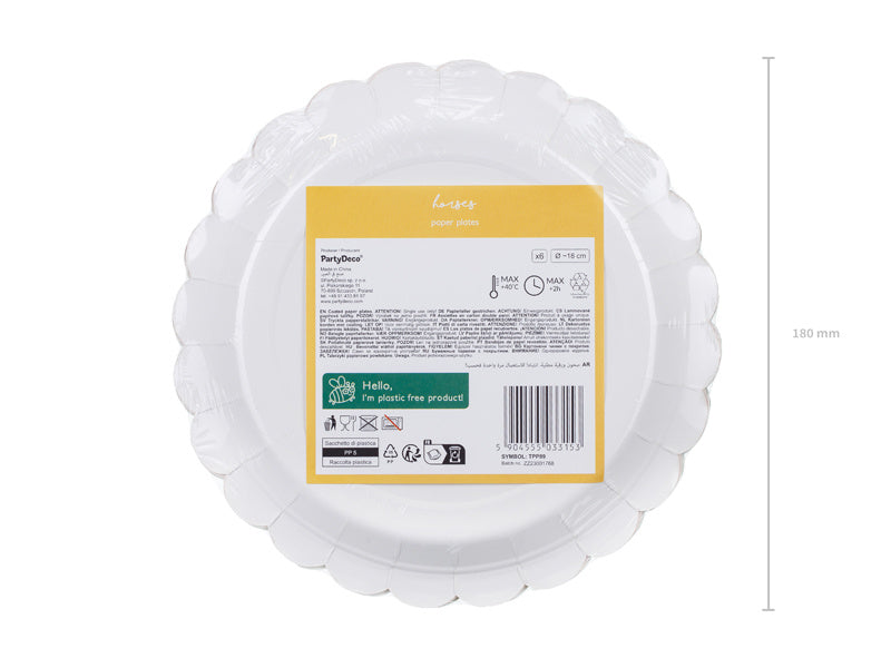 Häst Tallrikar 18cm 6st