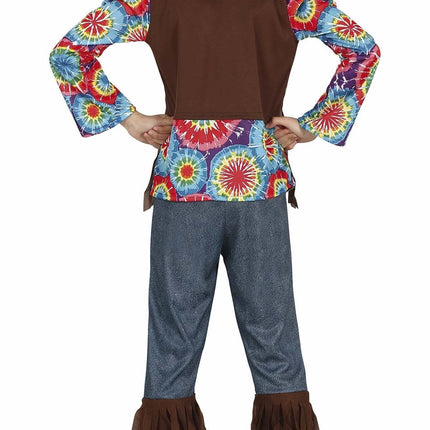 Hippie flicka kostym blommor