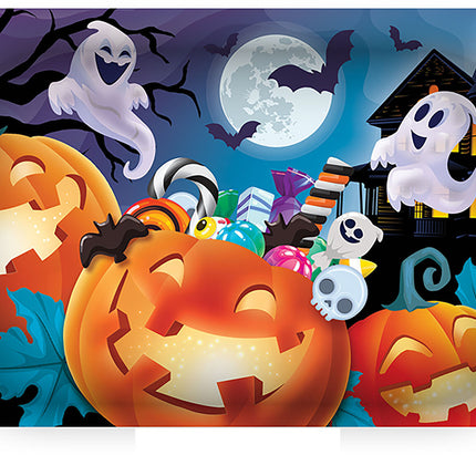 Halloween bordsdekoration Pumpa 24cm