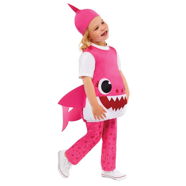 Barndräkt Baby Shark Rosa Mumie