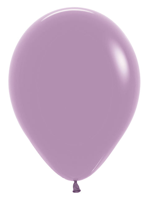 Ballonger Pastell Skymning Lavendel 30cm 50st