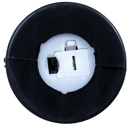 Svart orange Halloween bordsdekoration pumpa lykta 10cm