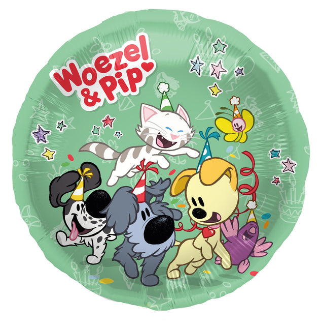 Woezel En Pip Helium Ballong Tom 45cm