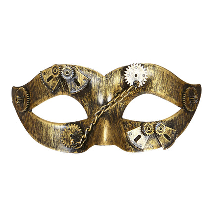 Steampunk ögonmask koppar