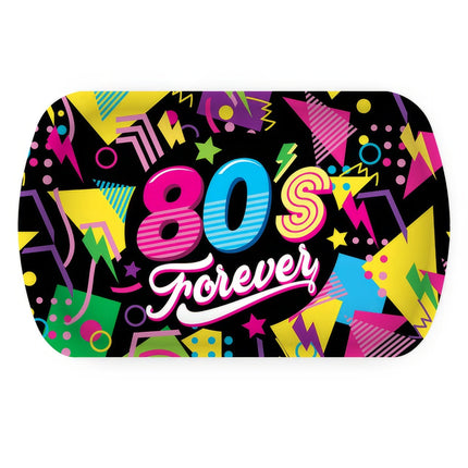 Neon 80S bricka 39cm