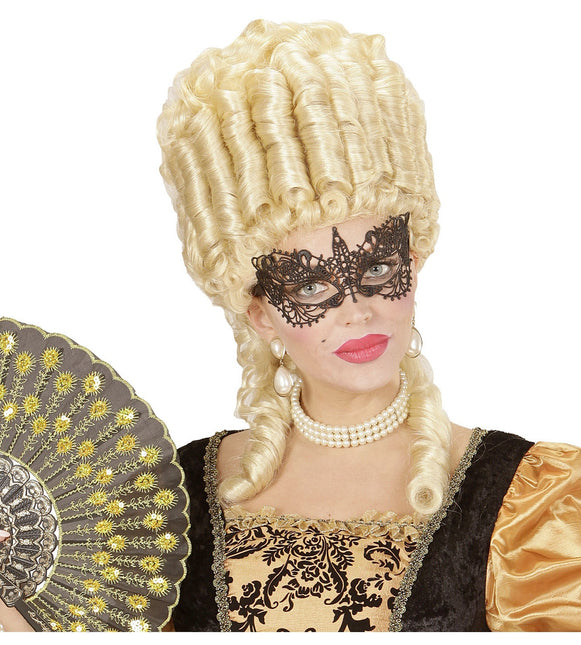 Ögonmask i spets Svart