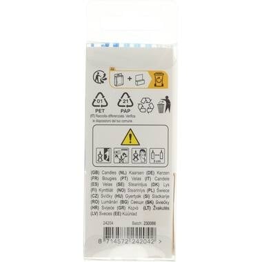 Ljus blå 6cm 16 stycken