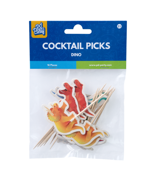 Dino Cocktailpinnar