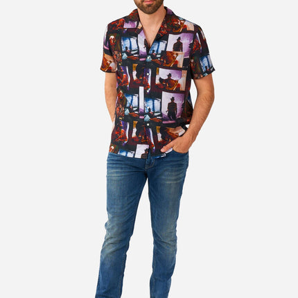 A Nightmare On Elmstreet Skjorta Kort Ärm Herr <tc>OppoSuits</tc>