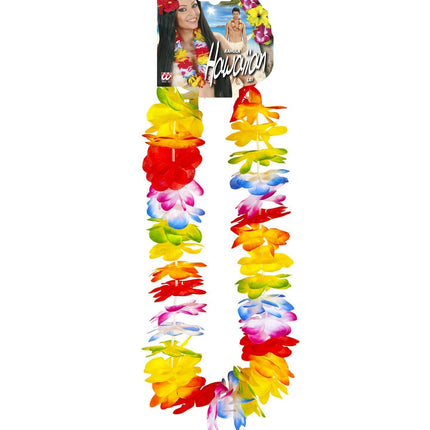 Färgad Hawaii-krans Lyx