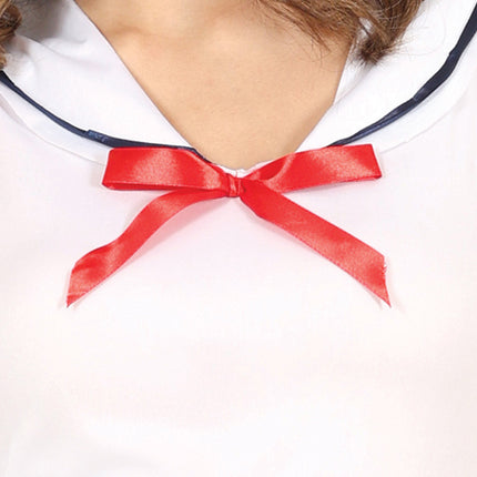 Kostym Blå Vit Damer Sailor