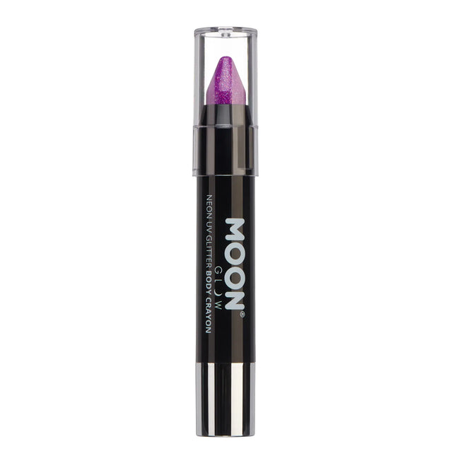 Moon Glow Neon UV Glitter Body Crayons Lila 3,2g