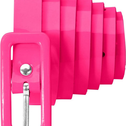 Neonrosa bälte smalt