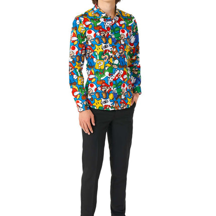 Super Mario tröja pojke tonåring <tc>OppoSuits</tc>