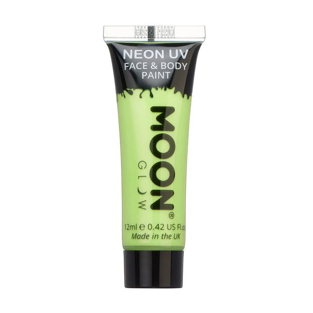 Moon Glow Pastel Neon UV Ansiktsfärg Pastellgrön 12ml