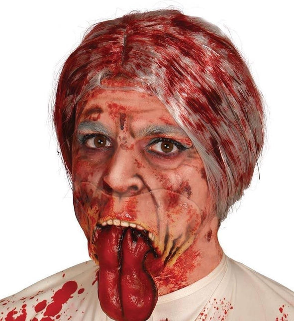 Falsk sårskada bruten käke