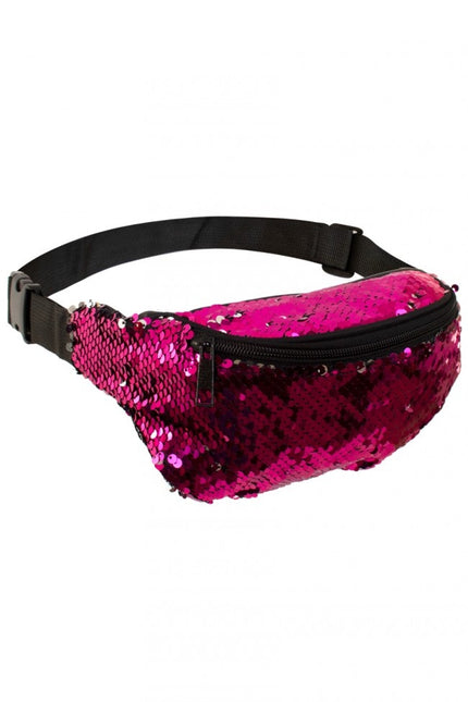 Hip bag Rosa paljetter