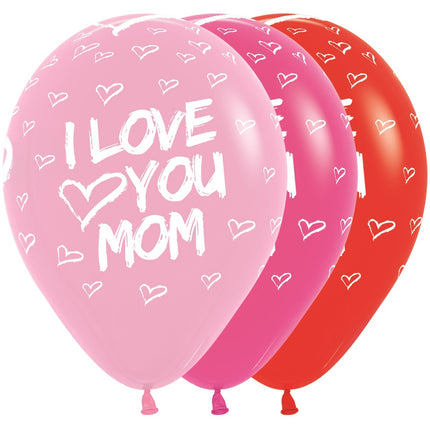 Ballonger I Love You Mom Mix 30cm 25st