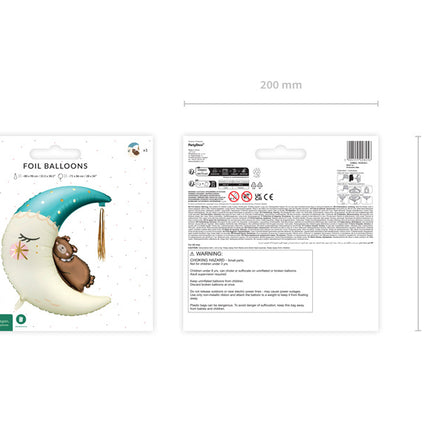 Björn Helium Ballong Tom 86cm